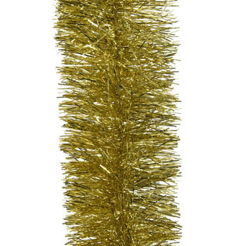 Decoris kerstslinger - goud - 270 x 10 cm - lametta - folie - guirlande - kerstversiering - Kerstslingers