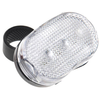 XQMax Fietsverlichting - voorlicht/fietslamp - wit - LED - op batterijen - Fietsverlichting