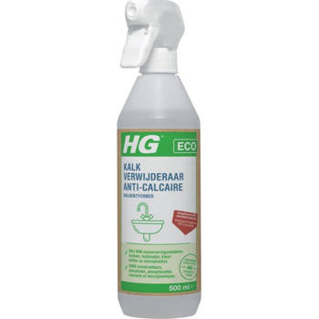 HG ECO kalkverwijderaar - 2 Stuks! - 500 ml - de ecologische kalkverwijderaar voor allerlei soorten ondergronden