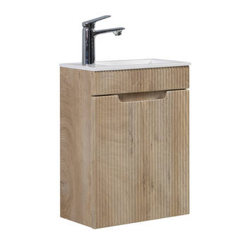 Badplaats Toiletmeubel Thermis 40cm - licht eiken