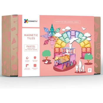 Connetix - Mega Pack Pastel 202 stuks - magnetisch constructiespeelgoed