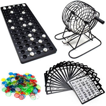 Bingo Spel - Bingomolen - Bingoballen - Bingo kaarten - Fiches -