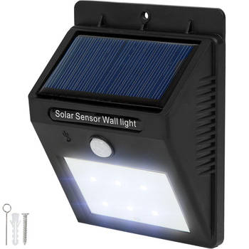 tectake® - LED Solar tuinverlichting wandlamp met bewegingssensor 401513