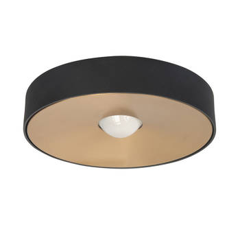 Highlight Plafondlamp Bright Ø 20 cm zwart goud