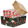 3x Rollen Kerst inpakpapier/cadeaupapier 2,5 x 0,7 meter - Cadeaupapier