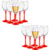 Glasmark Wijnglazen - 12x - Red collection - 300 ml - glas - Wijnglazen