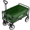 tectake® - Opvouwbare bolderwagen Leon bolderkar trekkar - met remmen, draagkracht 80kg - groen - 404979