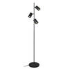 Artdelight Vloerlamp Megano 3 lichts H 160 cm zwart