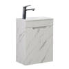 Badplaats Toiletmeubel Thermis 40cm - wit marmer