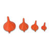 1 set van 4 stuks Trechterset Trechters Trechterset 4 stuks Oranje Plastic Ideaal voor en Huishoudelijk
