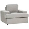 Beliani ALLA - Fauteuil-Grijs-Polyester