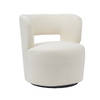 Giga Meubel - Fauteuil Bouclé Beige - Draaibaar - Gewicht 18kg - 74x69x78cm