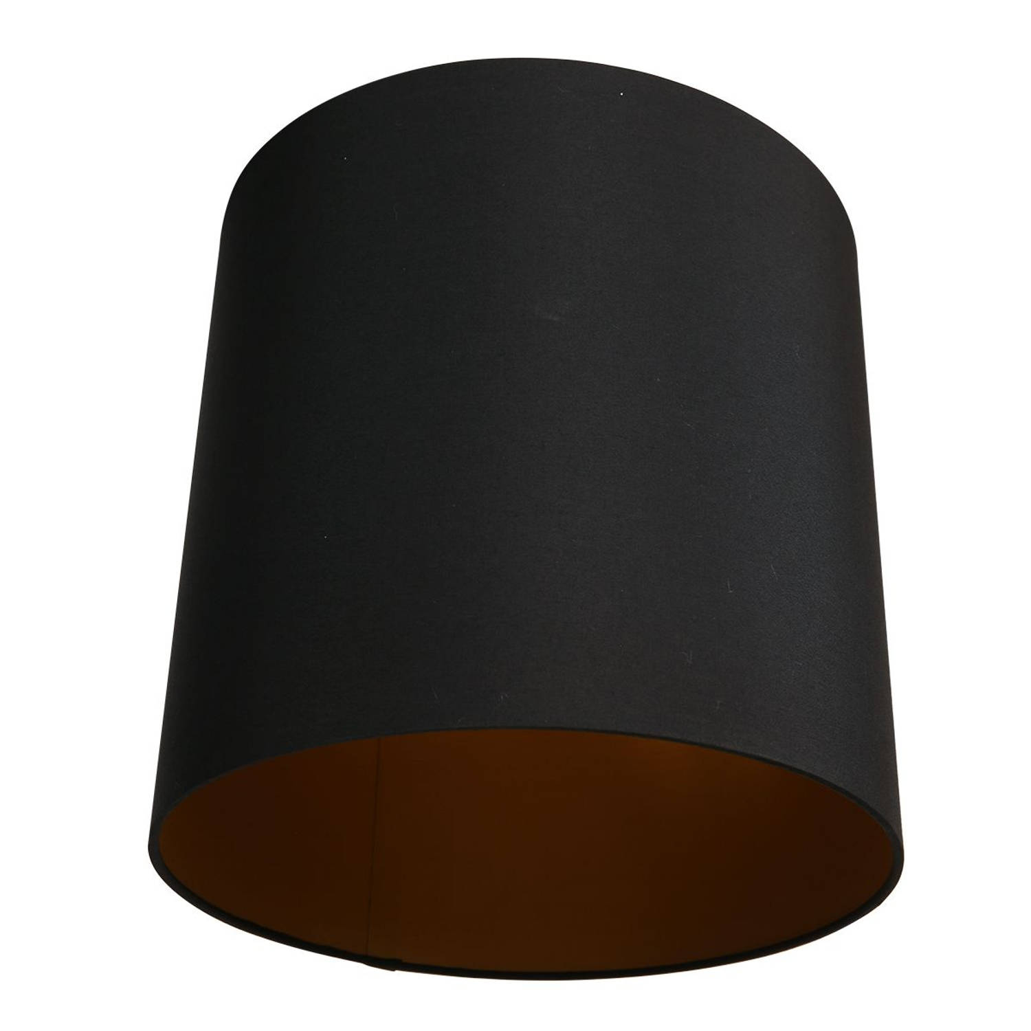 Mexlite Lampenkappen lampenkappen - ø 30 cm - E27 (grote fitting) - zwart