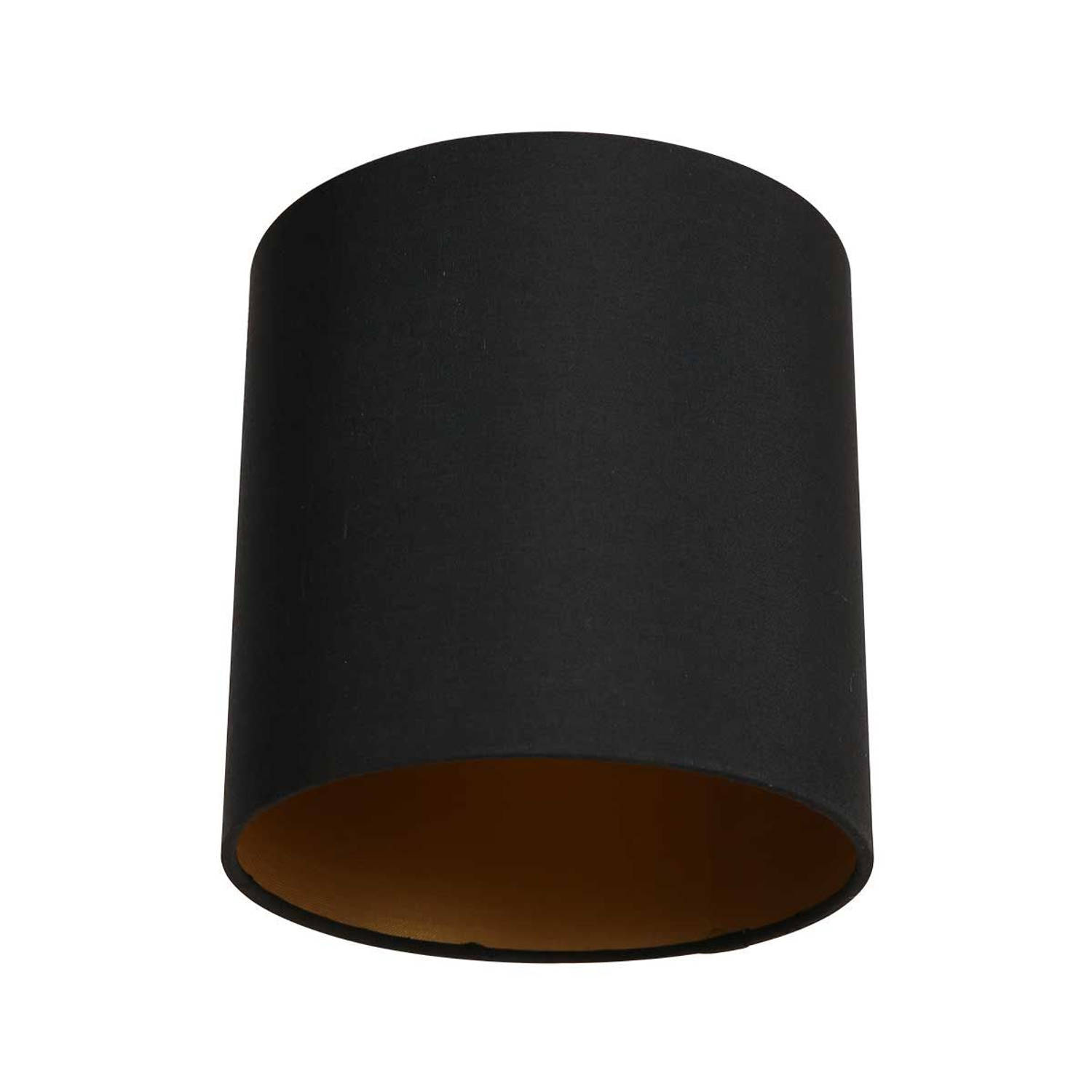 Mexlite Lampenkappen lampenkappen - ø 18 cm - E27 (grote fitting) - zwart
