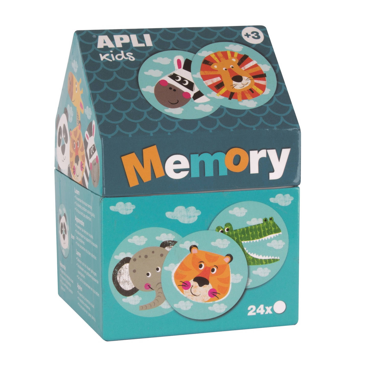 APLI - Safari Memory 24-delig, 3+