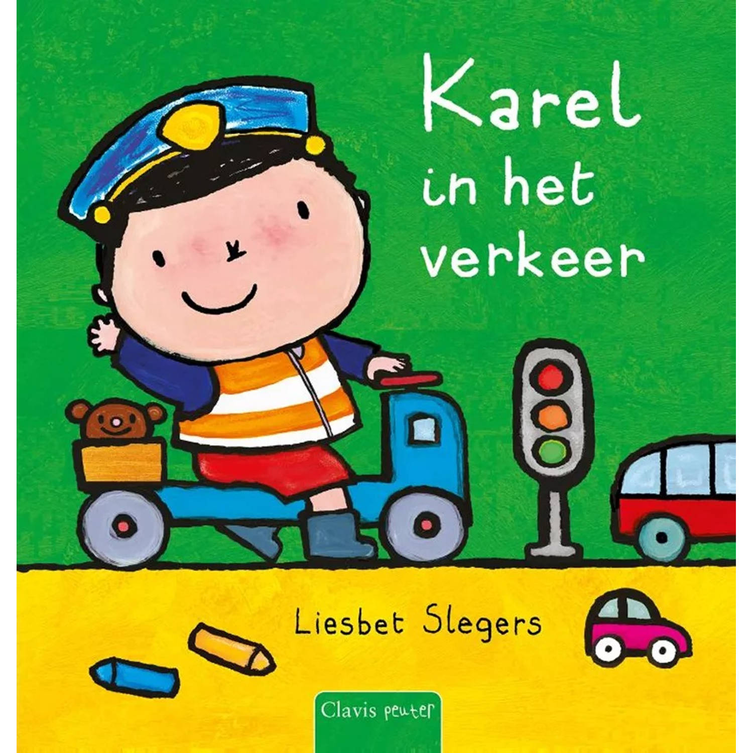 Clavis prentenboek Karel in het verkeer. 2+