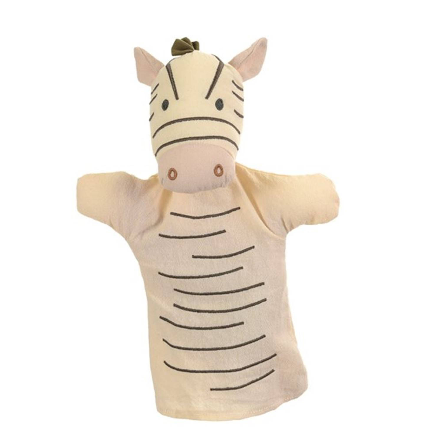 Egmont Toys Handpop Zebra 29x17x6 cm