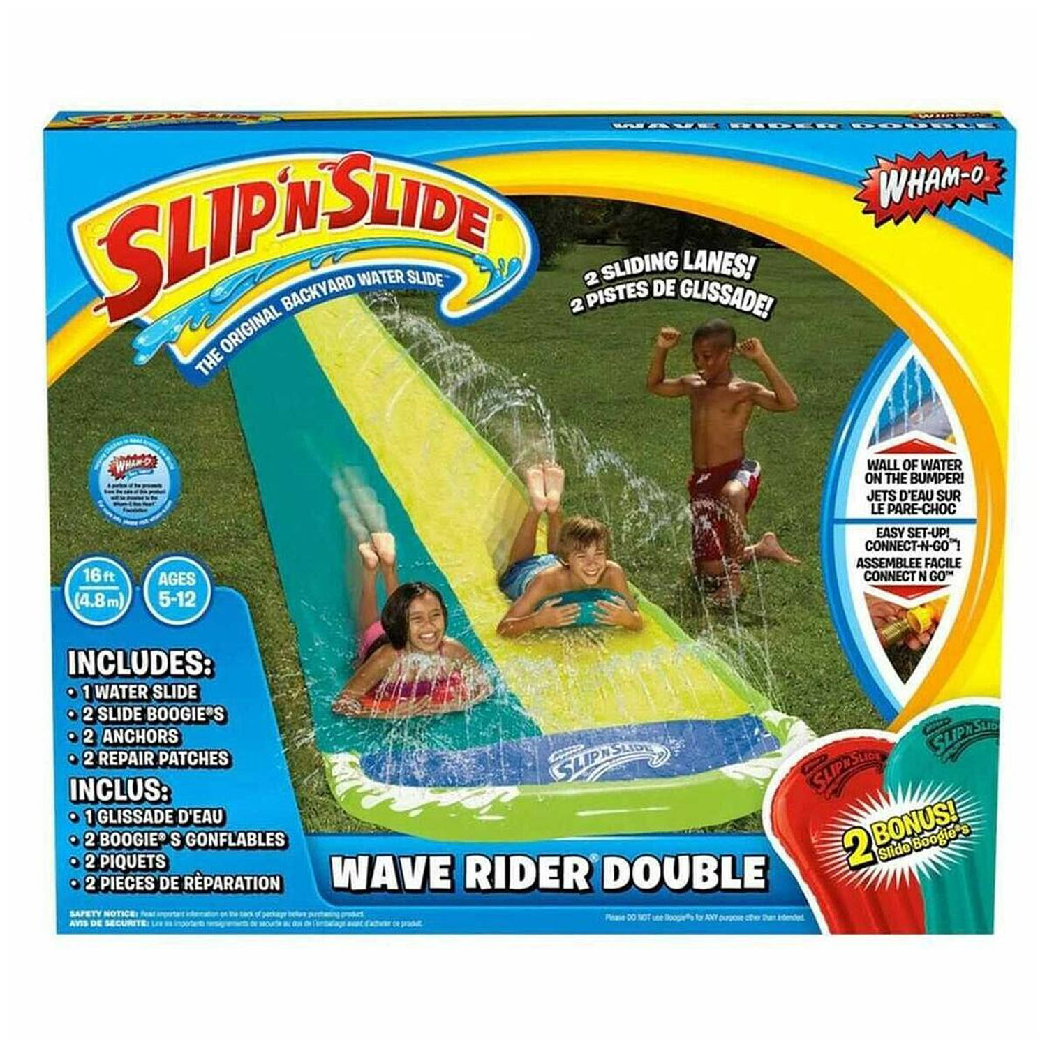 Wham-o - waterglijbaan double slide - Water Slide - 480 centimeter lang