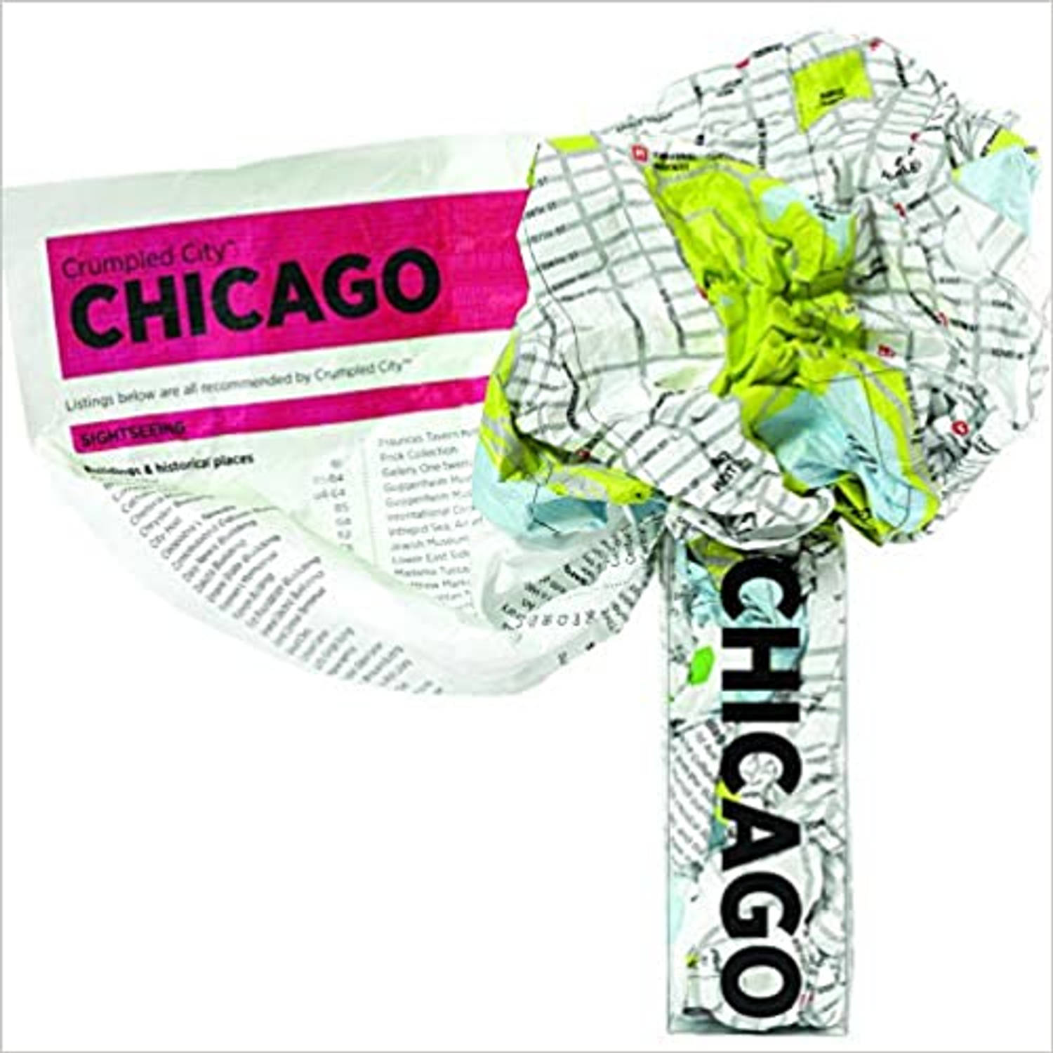 Crumpled City Crumpled City - Soft City Maps - Chicago