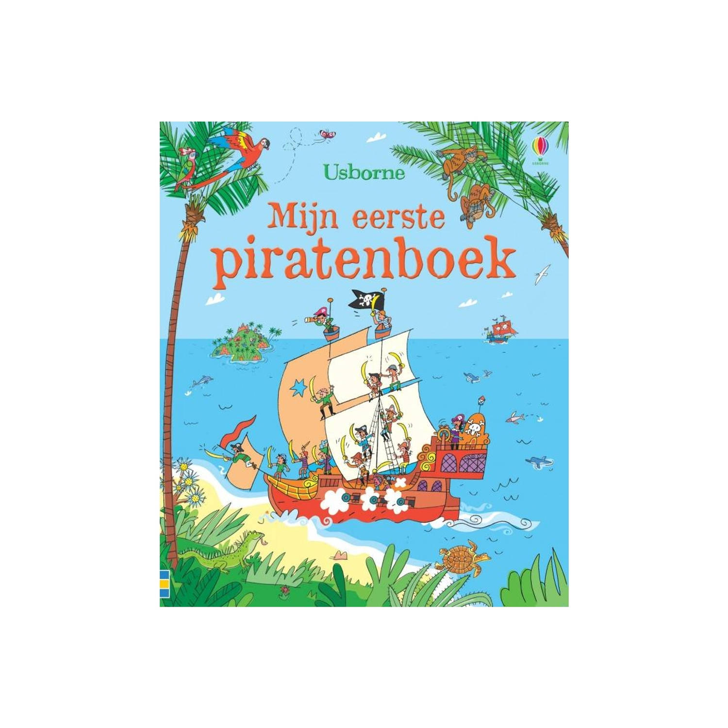 Usborne Mijn eerste piratenboek (kartonboek). 3+