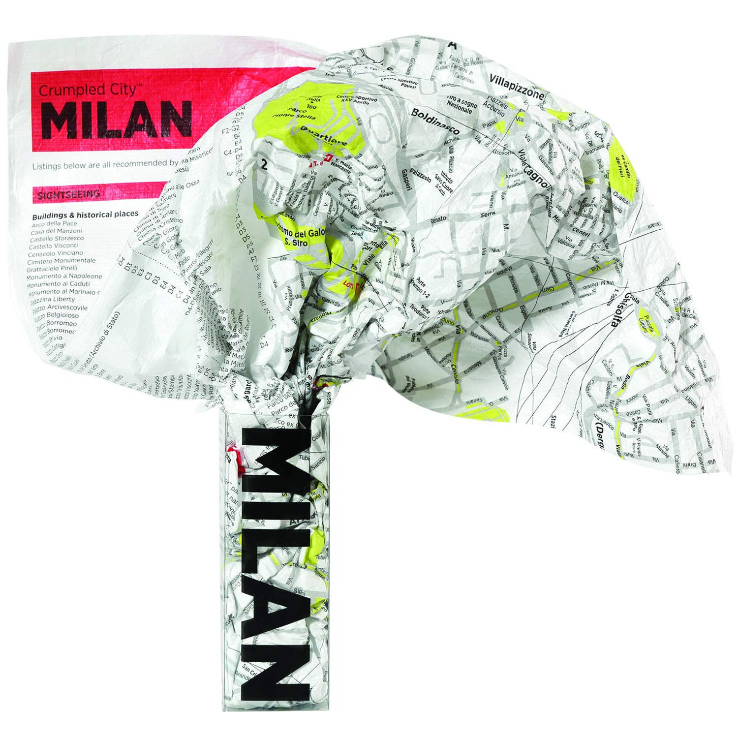 Crumpled City Crumpled City - Soft City Maps - Milan