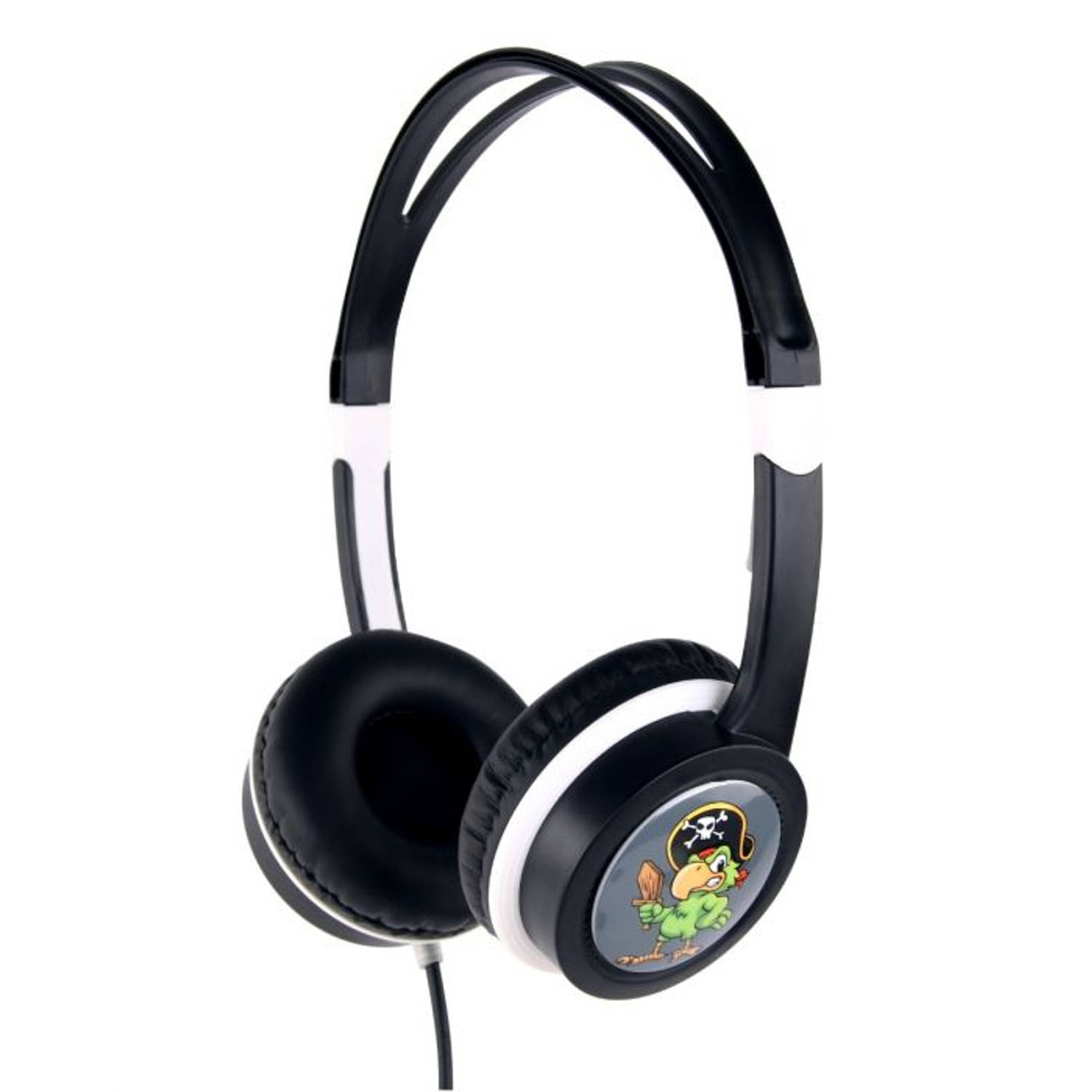 Gembird MHP-JR-BK Koptelefoon voor kinderen Volumebegrenzing On-ear Zwart
