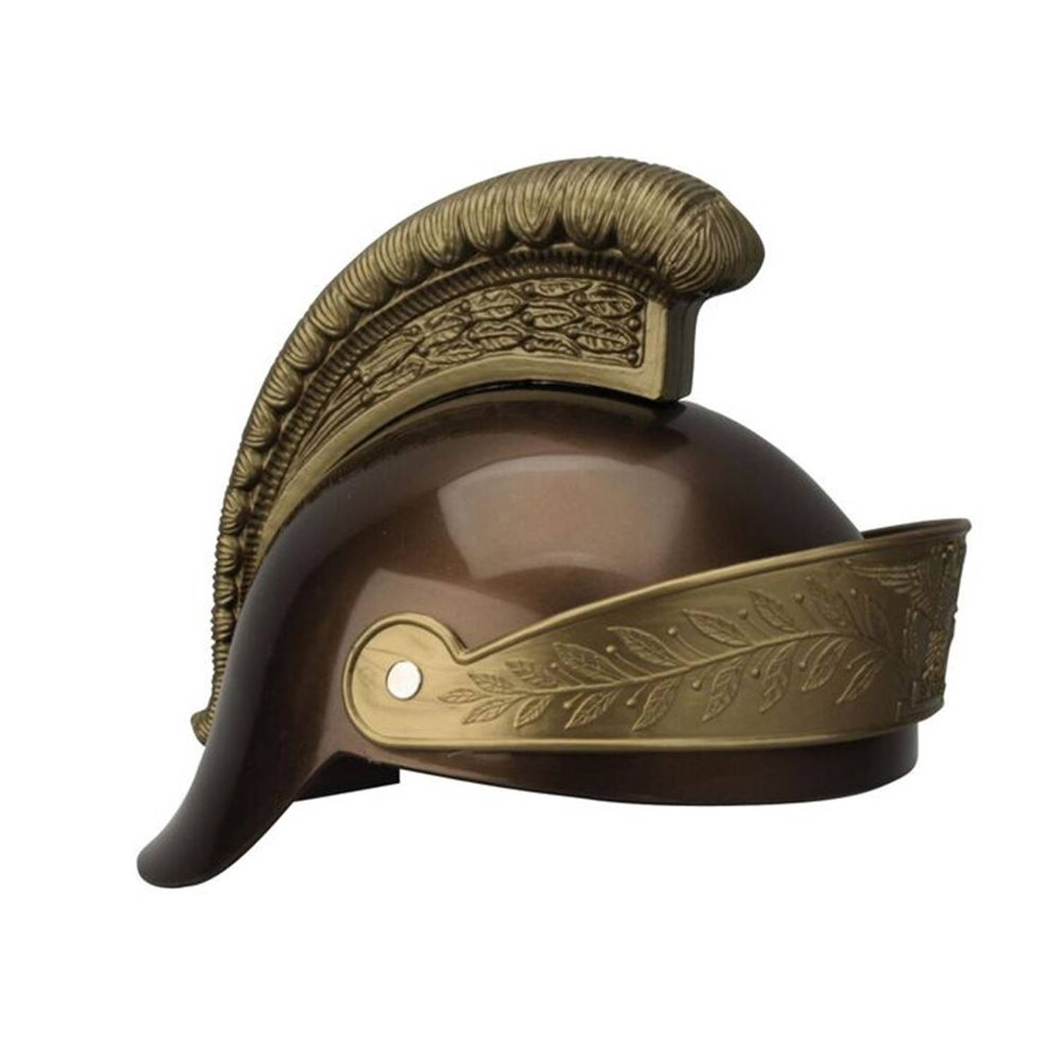 Luxe Romeinse verkleed ridder helm voor kinderen - Carnaval soldaten helmen
