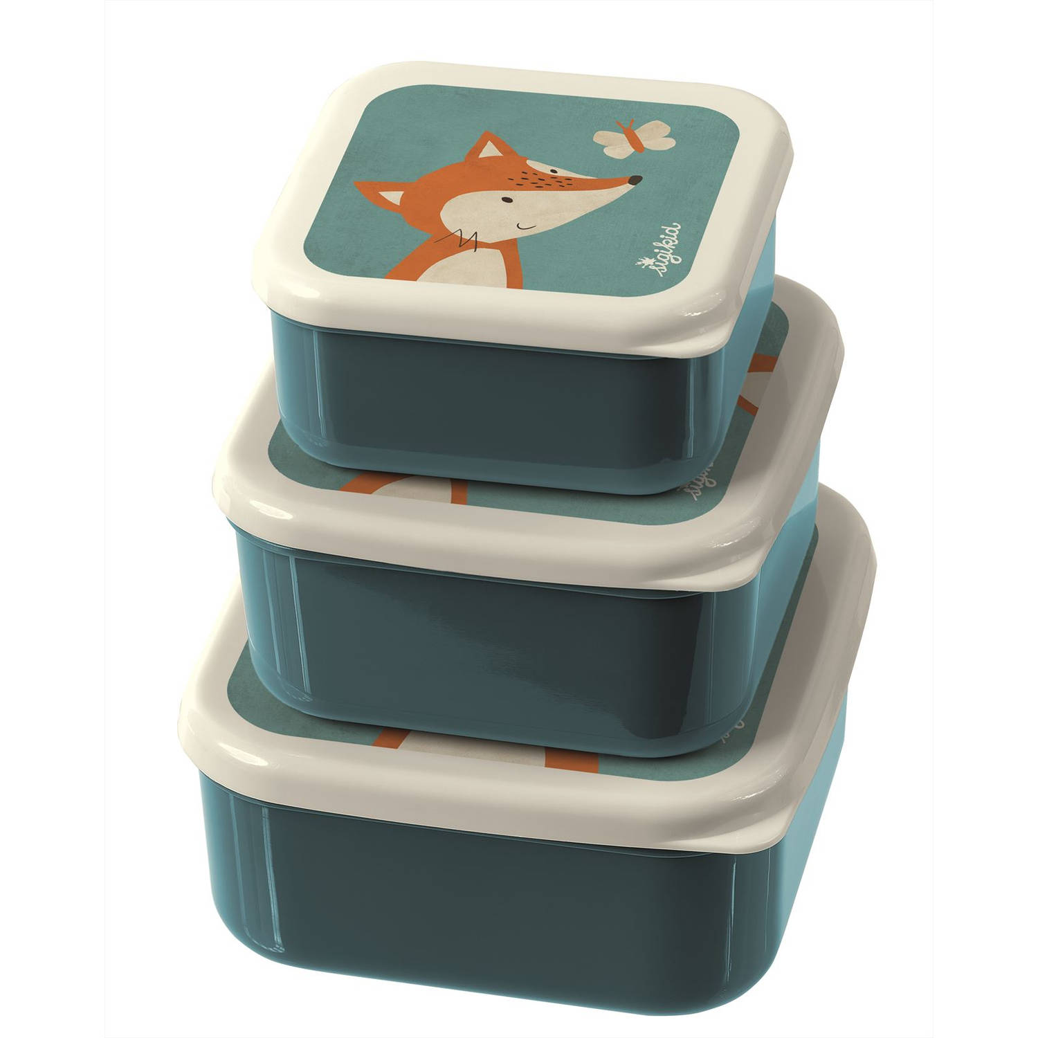 sigikid 3 snack boxes fox, The little ones 24985
