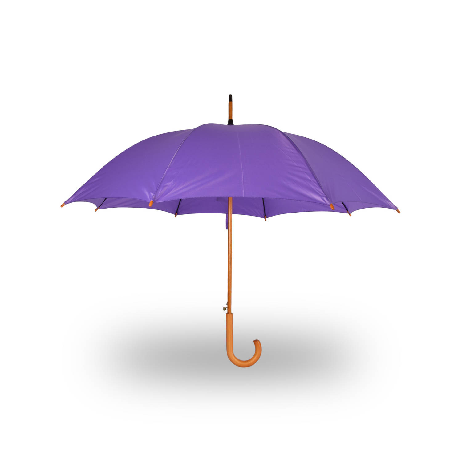 Paraplu met houten handvat - paraplu's - Houten Paraplu - Kwaliteit paraplu