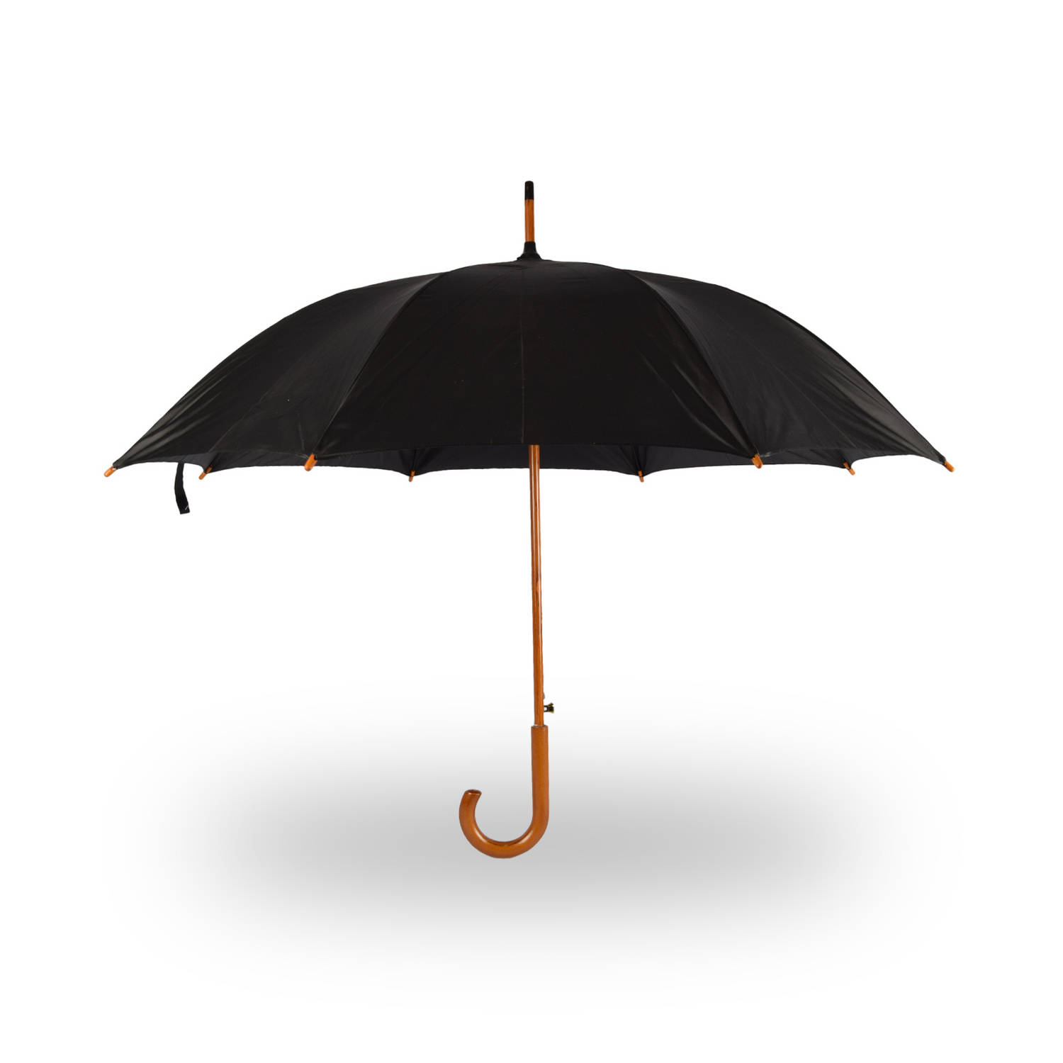 Paraplu Zwart Stormparaplu polyester automatische paraplu 395g Stevige paraplu Opvouwbare paraplu Ho