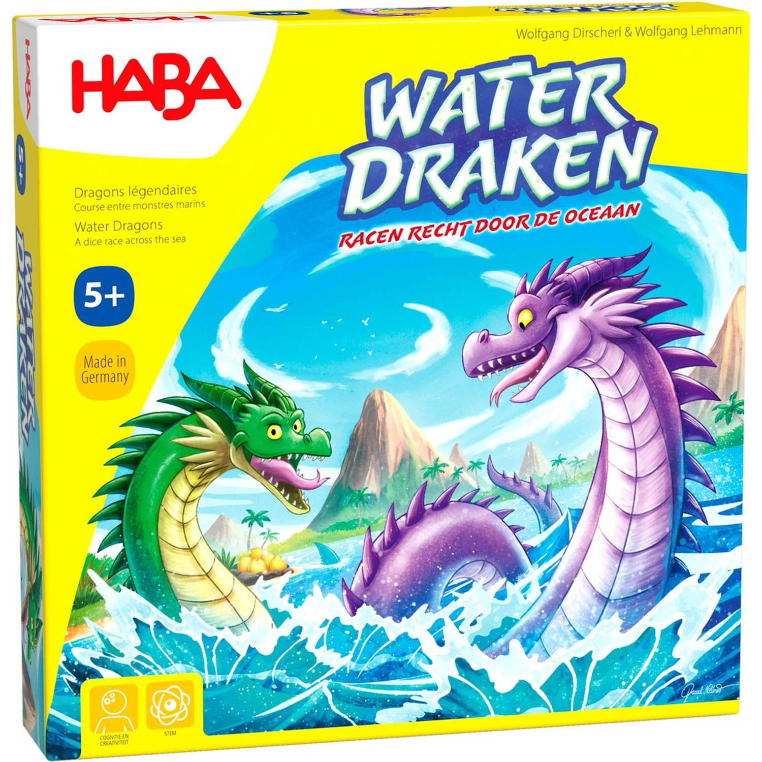 Haba !!! Spel Waterdraken (Nederlands) = Duits 1307133001 Frans 1307133003