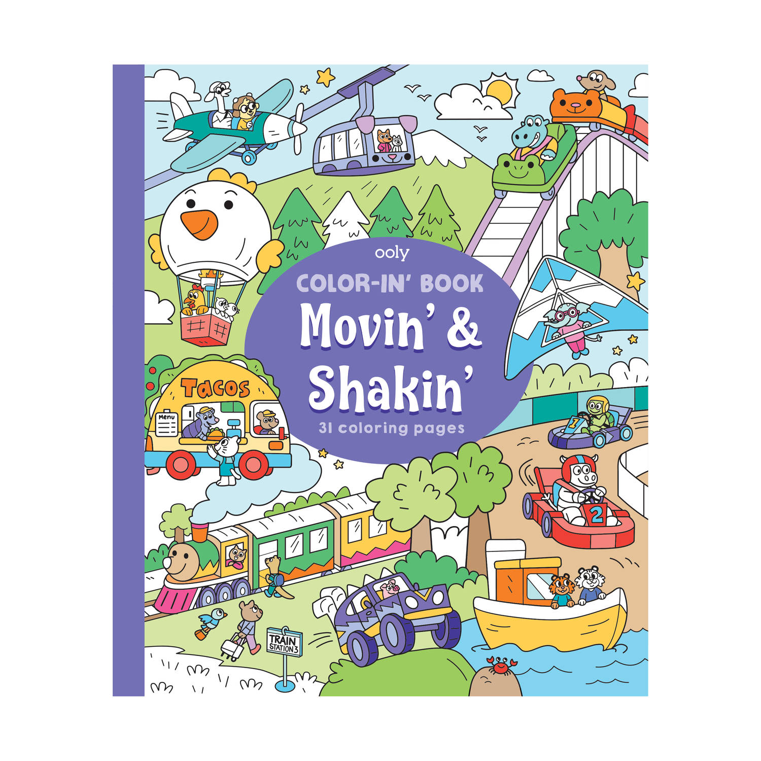 Ooly kleurboek Movin & Shakin