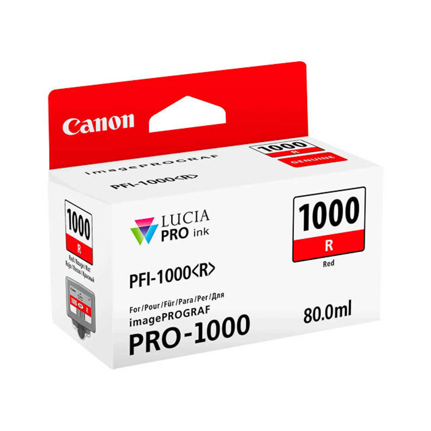 Canon PFI-1000 R rood