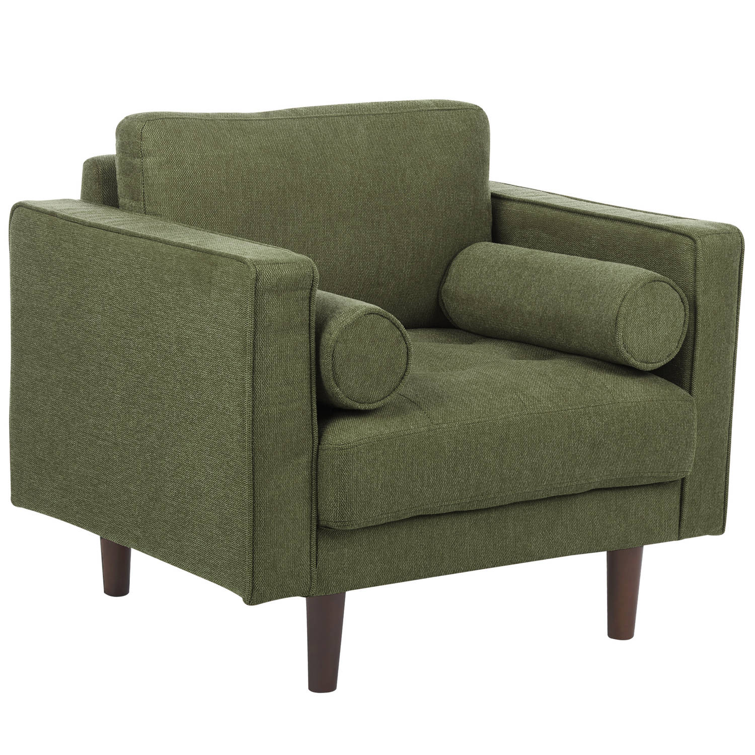 NURMO - Fauteuil - Groen - Polyester