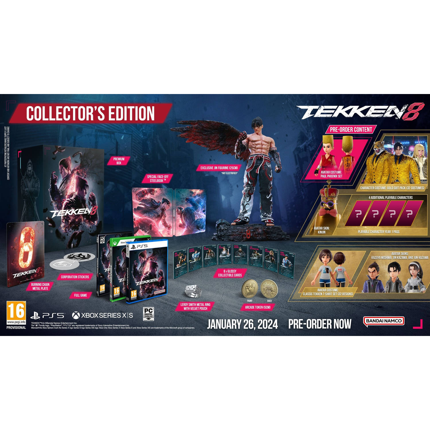 Tekken 8 Collector's Edition + Pre-order bonus Xbox One & Series X