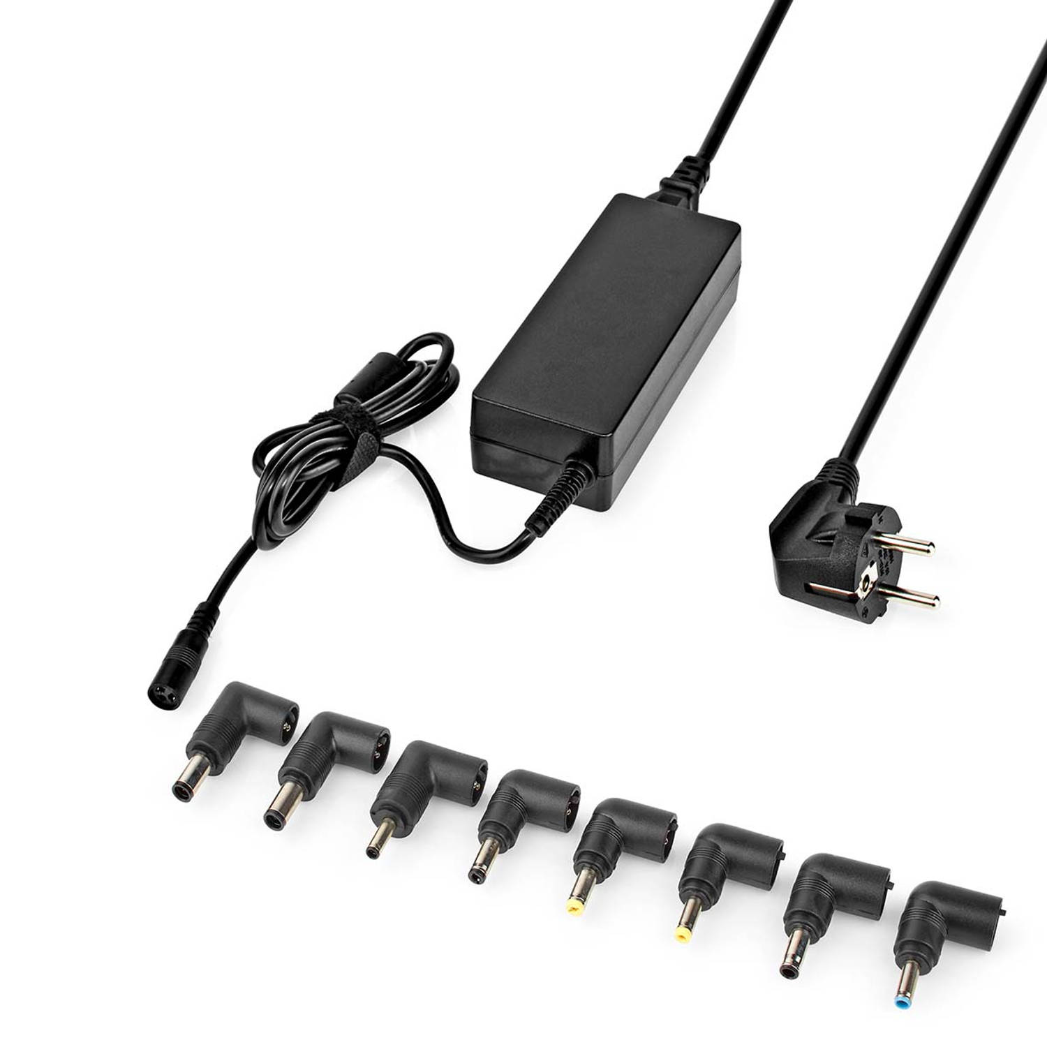 Notebook-Adapter | Universeel 8 Connectoren | 65 W | Uitgang 15 V 20 V-4 A (Max.)