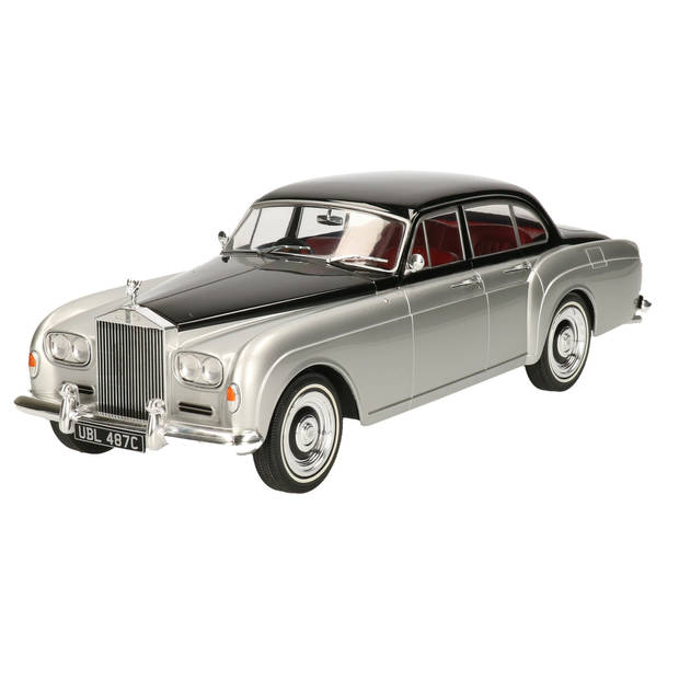 MCG modelauto Rolls Royce Silver Cloud III - zilver/zwart - 1:18 - Speelgoed auto's