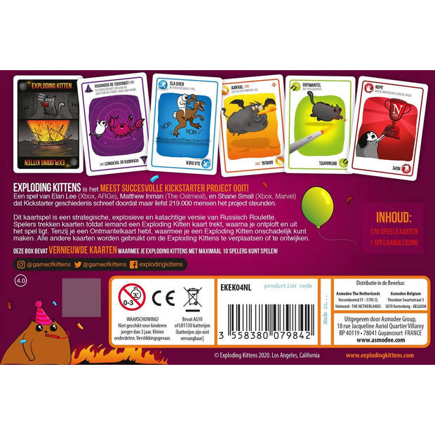 Asmodee Exploding Kittens Party Pack NL