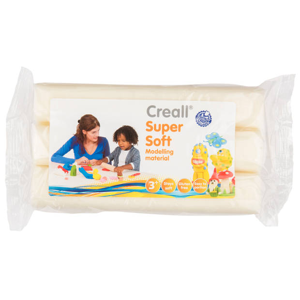 Creall Supersoft Klei Blok 500gr Wit