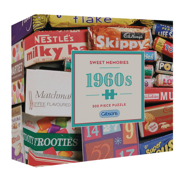 Gibsons Sweet Memories of the 1960s - Geschenkverpakking (500)