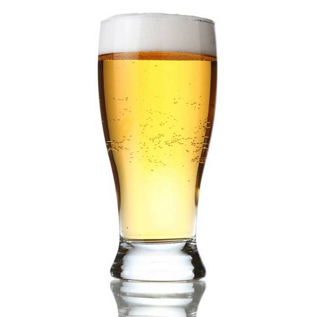 Glasmark Bierglazen - 12x - fluitje - 500 ml - glas - speciaal bier - Bierglazen