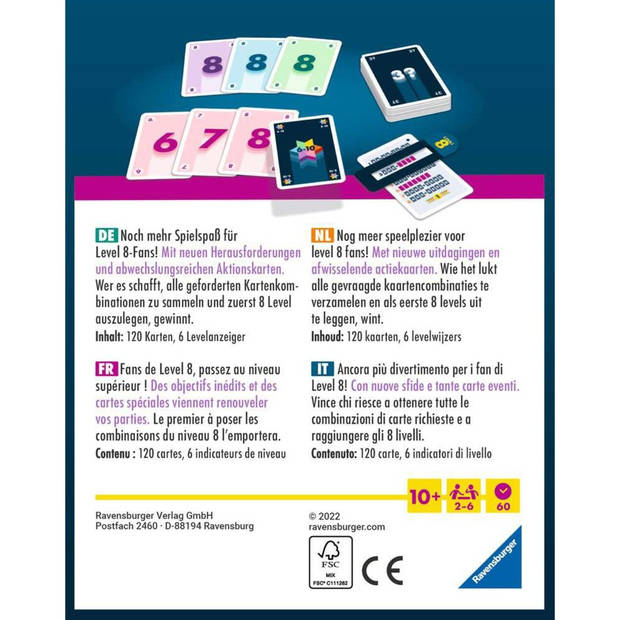 Ravensburger Kaartspellen Level 8 master