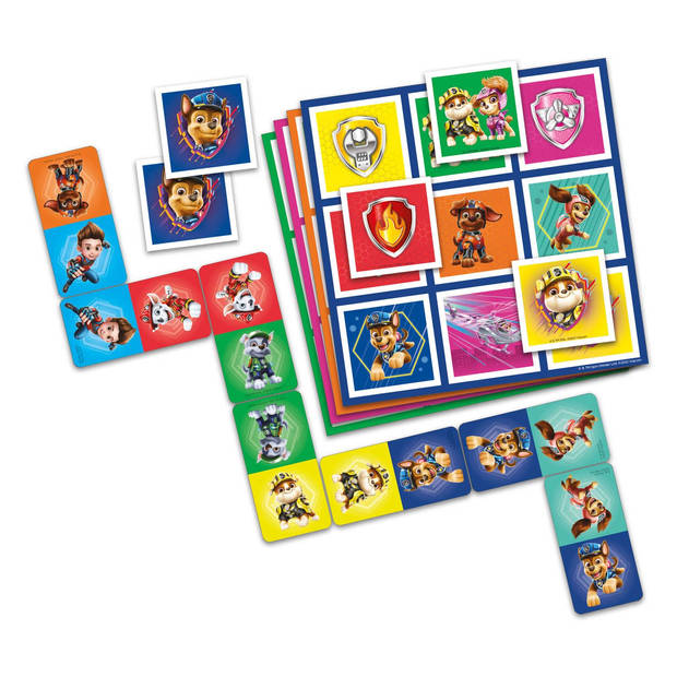 Tactic Klassieke Spellen Paw Patrol The Movie 3-in-1 : Memo - Lotto - Domino