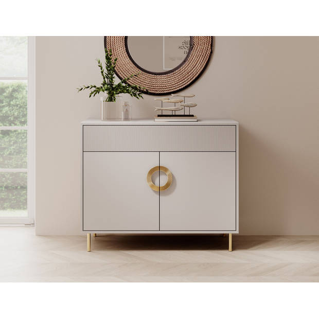 Meubella Dressoir Nyna - Beige - 100 cm