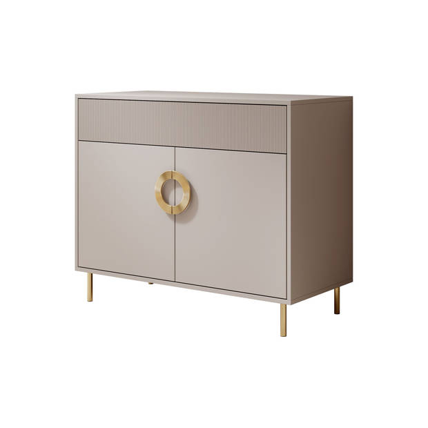 Meubella Dressoir Nyna - Beige - 100 cm