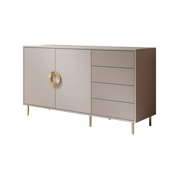 Meubella Dressoir Nyna - Beige - 150 cm