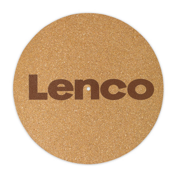 Platenspeler slipmat, gemaakt van kurk Lenco Bruin