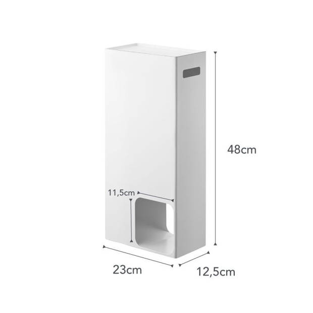 Yamazaki WC Rolhouder - Tower - Wit