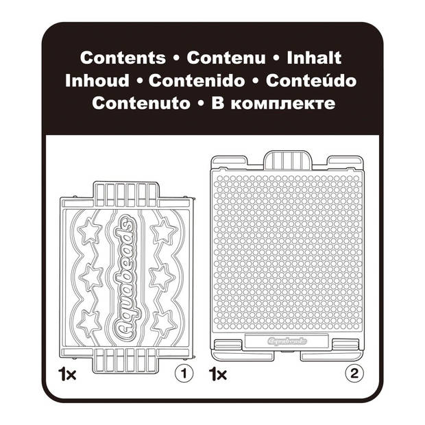 AquaBeads Flip Tray Set Legbord