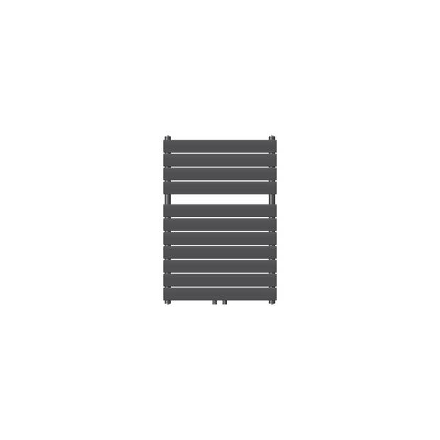 Badkamer radiator Stoom 800x600 mm antraciet met middenaansluiting